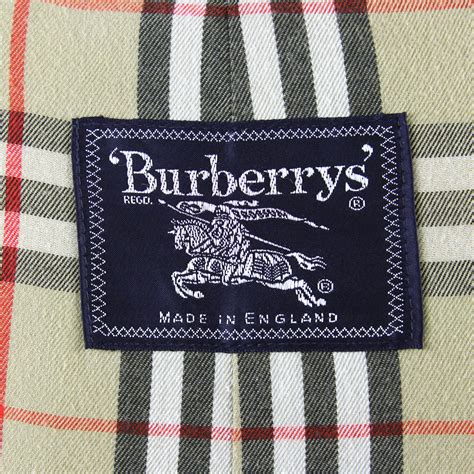 burberry etichetta